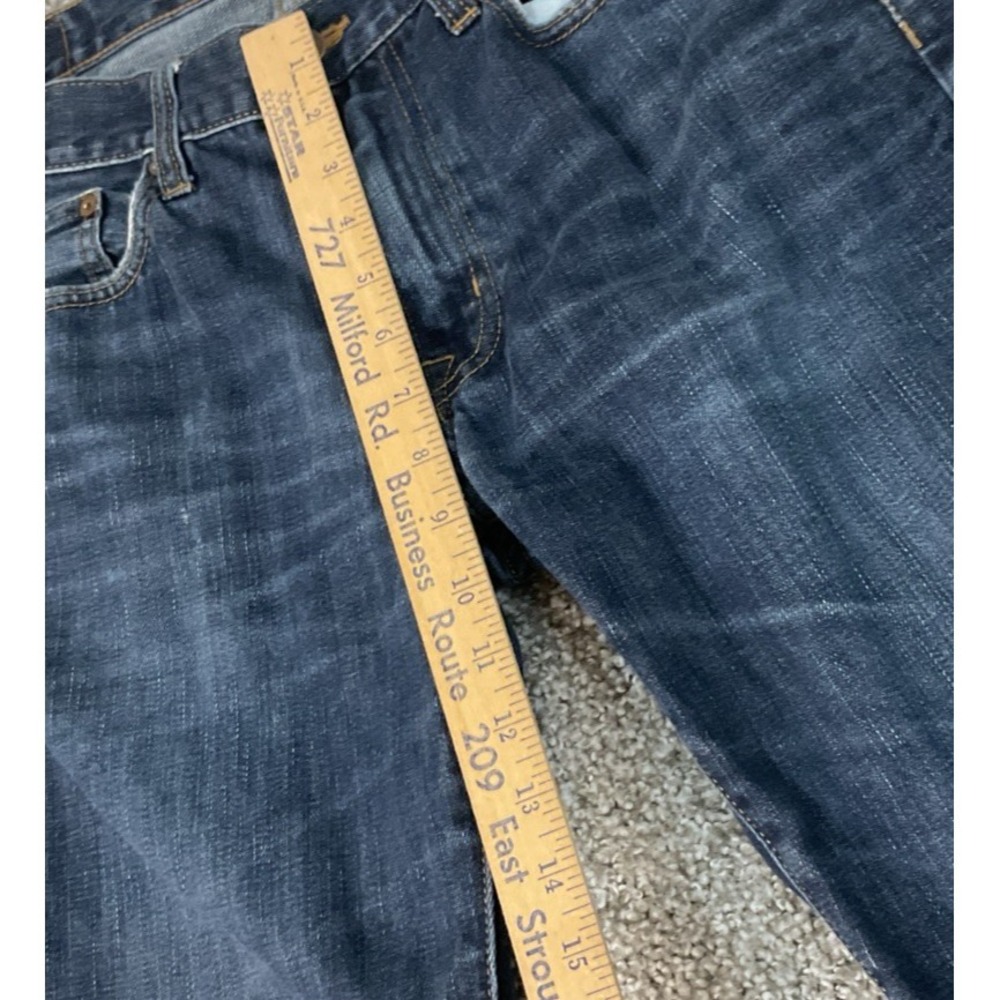 AE American Eagle Original Straight Leg Mens 30 x 32 Med Wash 100% Cotton - Picture 13 of 14